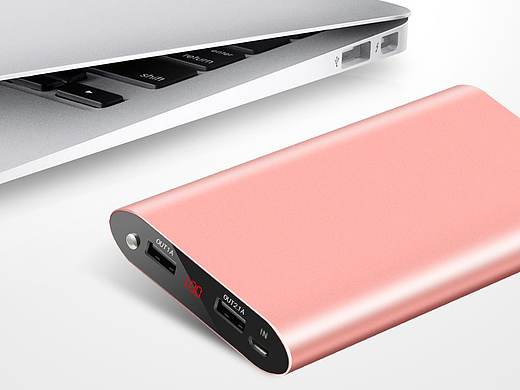 金属质感移动电源