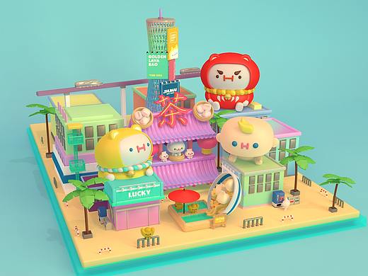 学习C4D的作业作品