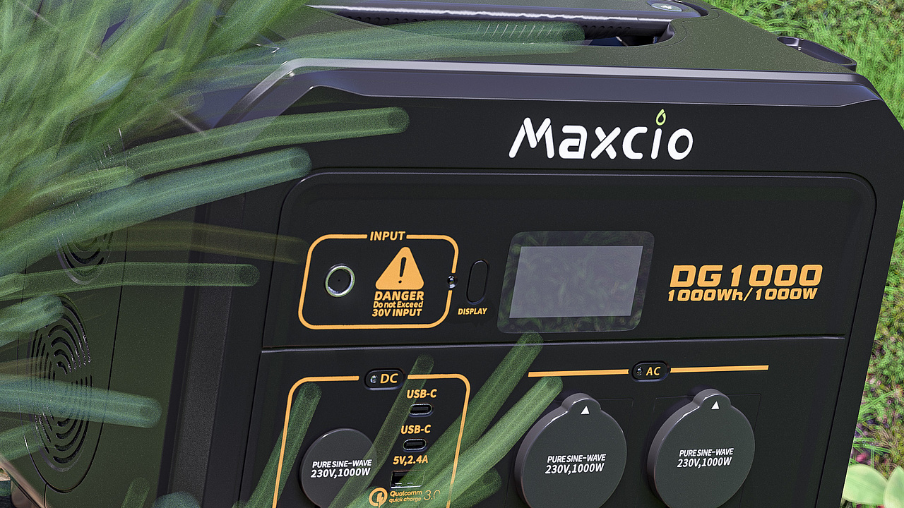 户外蓄电池三维产品动画