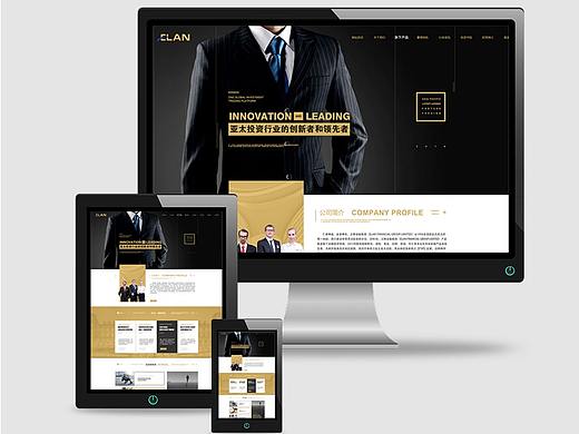 整理出2015做的金融类企业网站