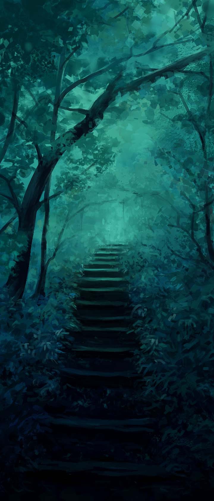 冷色系|插画|创作习作|李慢慢丿 - 原创作品 - 站酷 (zcool)