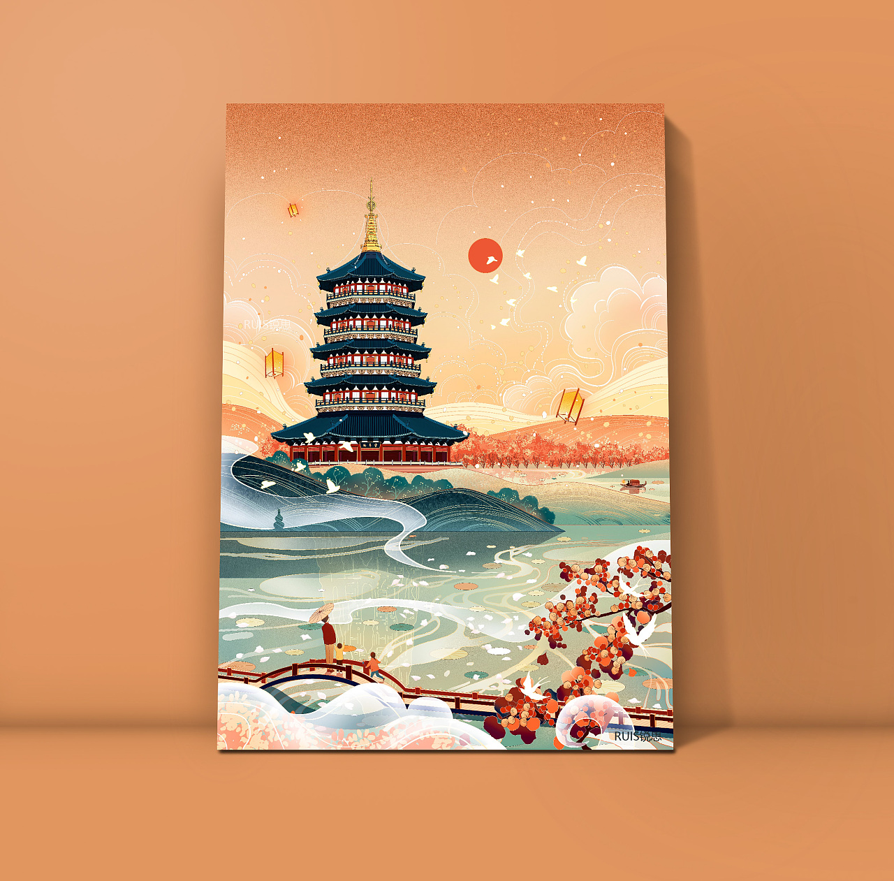 雷峰夕照-杭州雷峰塔