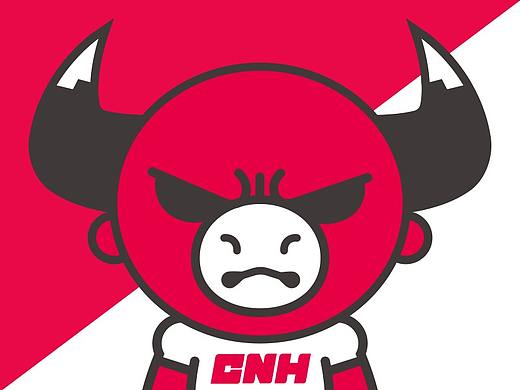 崔牛会卡通品牌设计