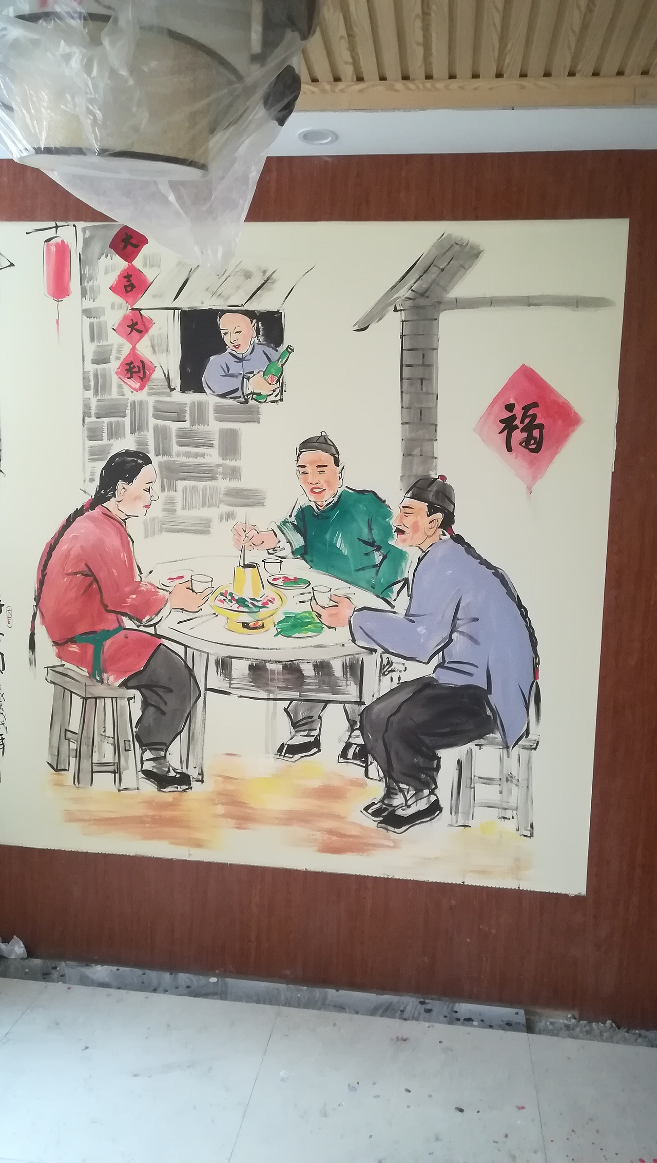 日照文化墙 ,幼儿园壁画,墙体彩绘,日照景观制作