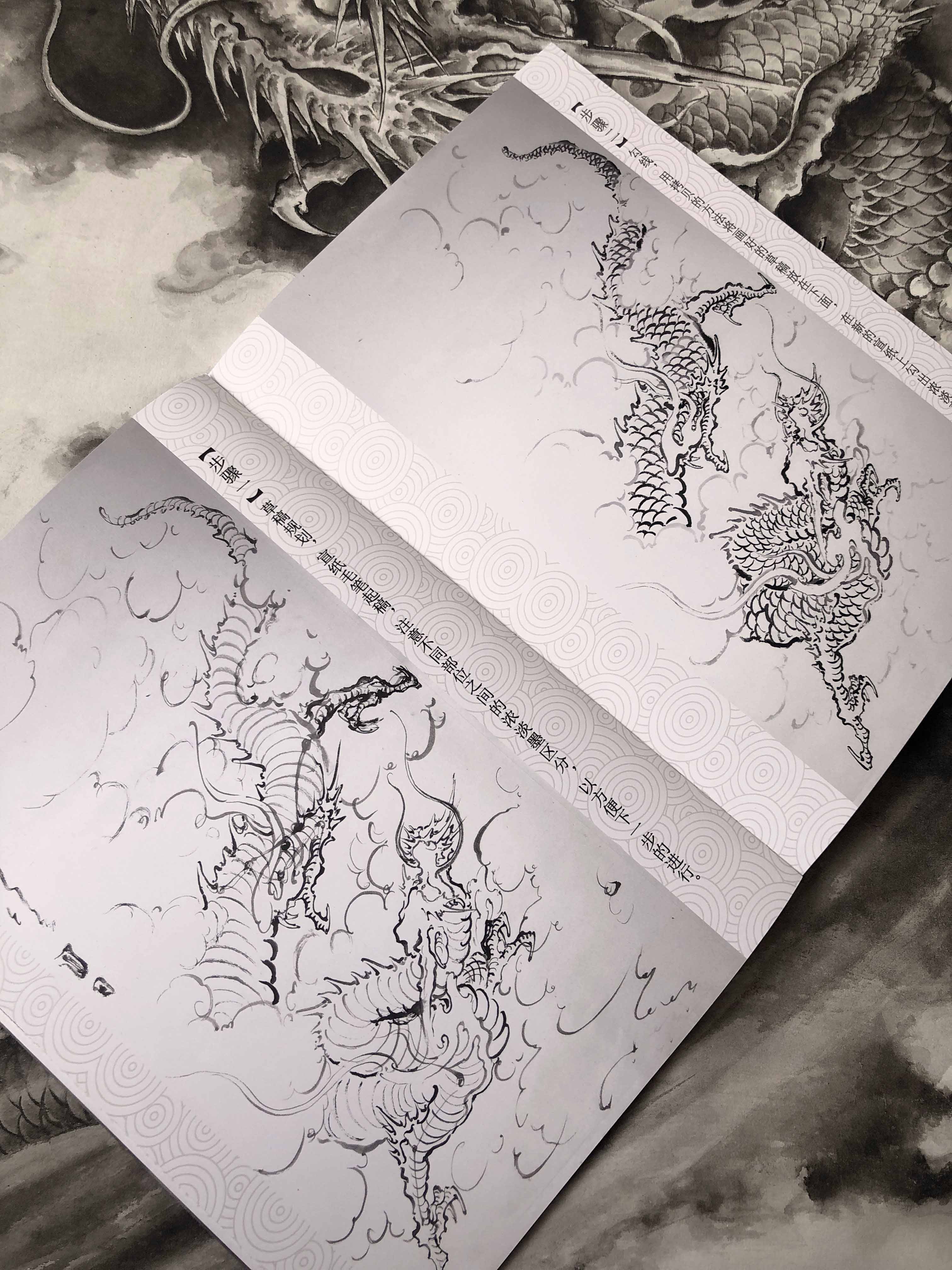 国画龙画法《画龙六步》