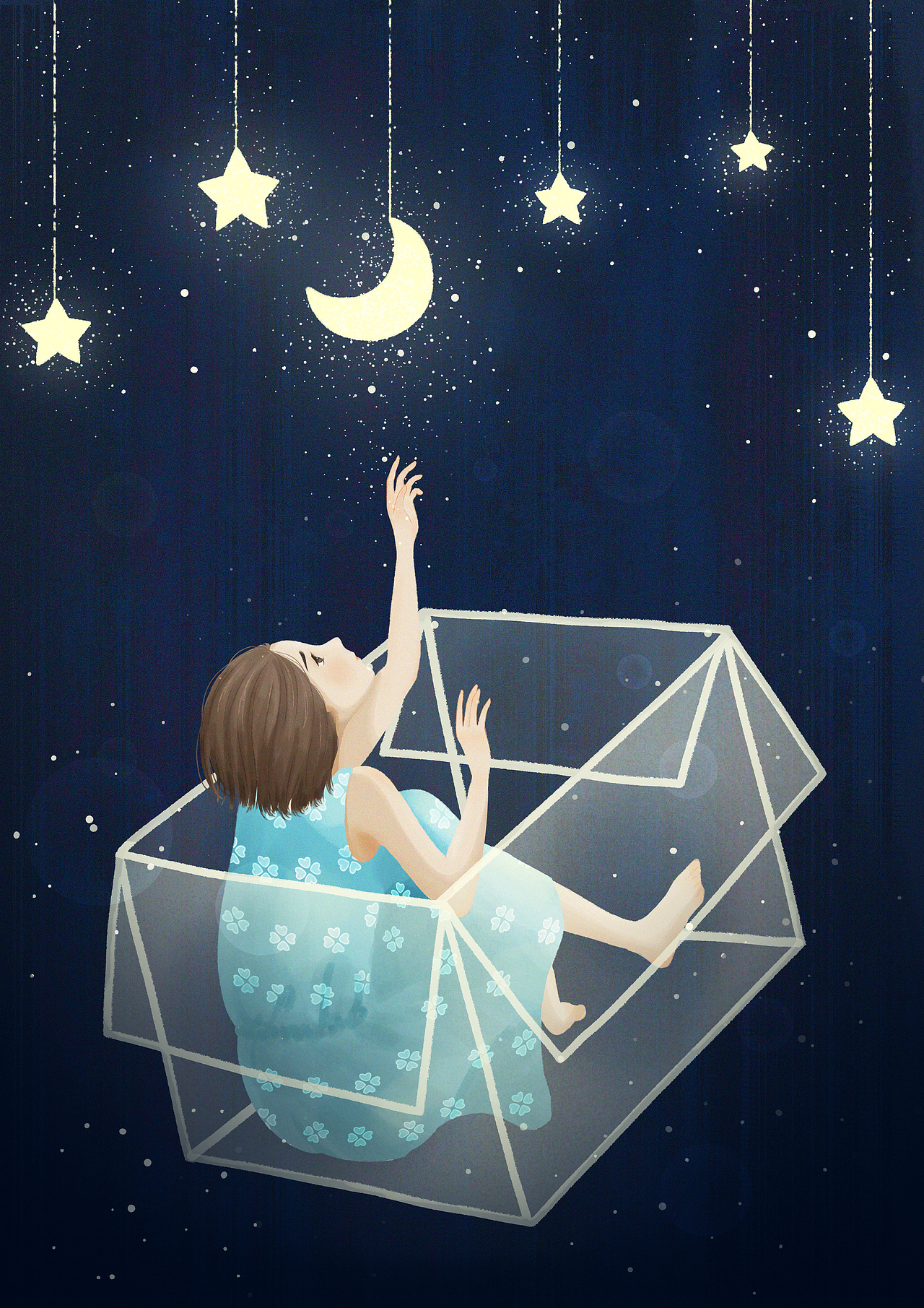 梦|插画|创作习作|春野西西卡_原创作品-站酷zcool