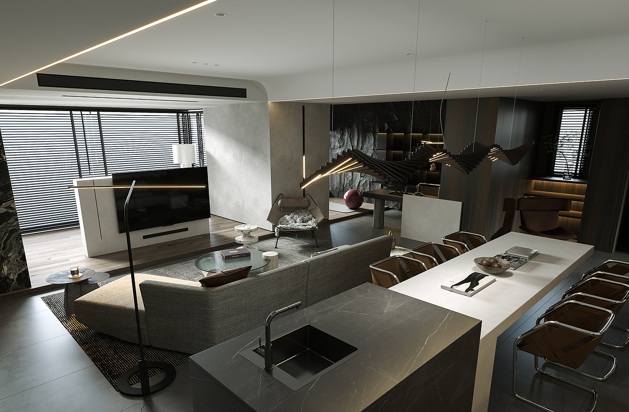 八月效果图项目整理（图ZMjcwNTY3NjI4） - 家装设计 - 站酷设计师柒上空间设计原创素材 - 站酷ZCOOL