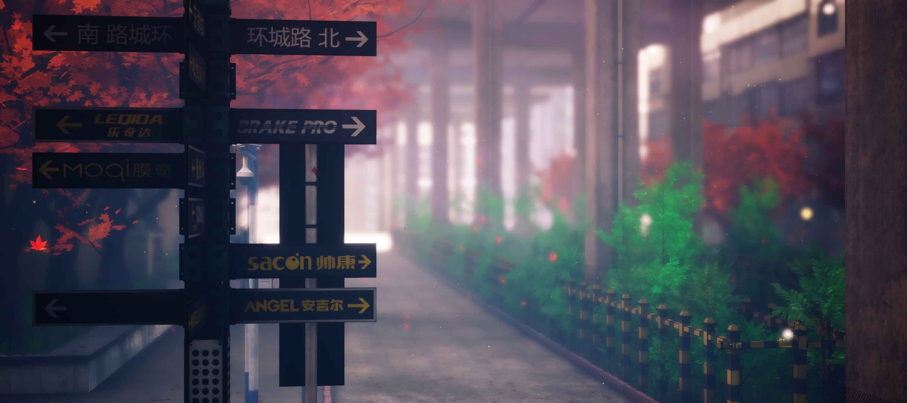 ue4动漫风格街景