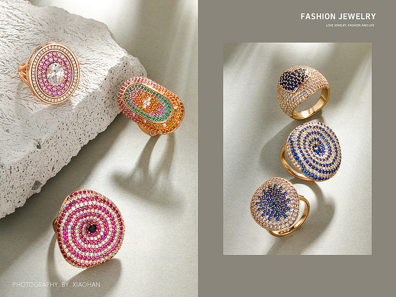 珠宝首饰拍摄 彩宝 外贸戒指 外贸饰品 彩钻豪华戒指（图ZMzY2NzM3MjI0） - 产品摄影 - 站酷设计师广州小韩原创素材 - 站酷ZCOOL