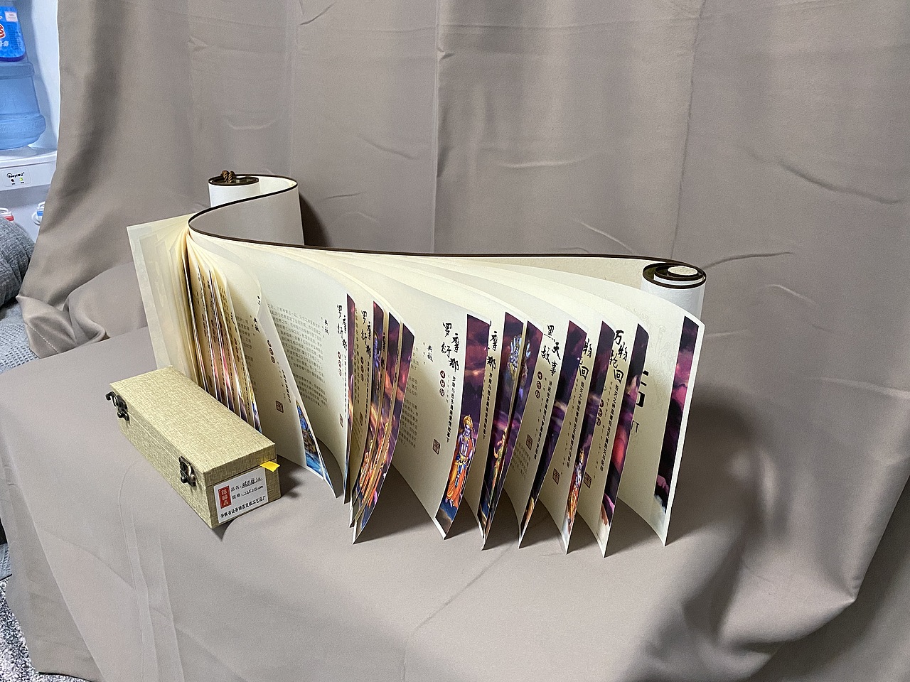 原创作品平面书籍/画册印度神话书籍装帧龙鳞装插画神话五号玩家五号