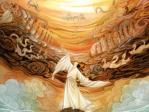 手绘原创中国神话图鉴