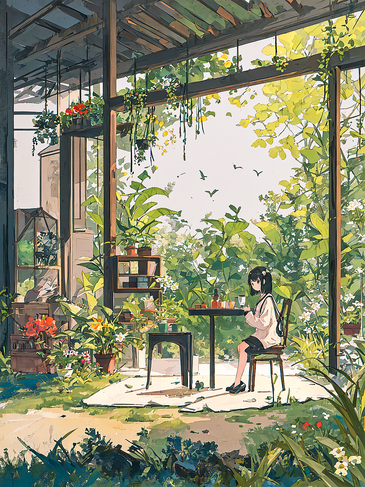 AI造物|治愈系小插画