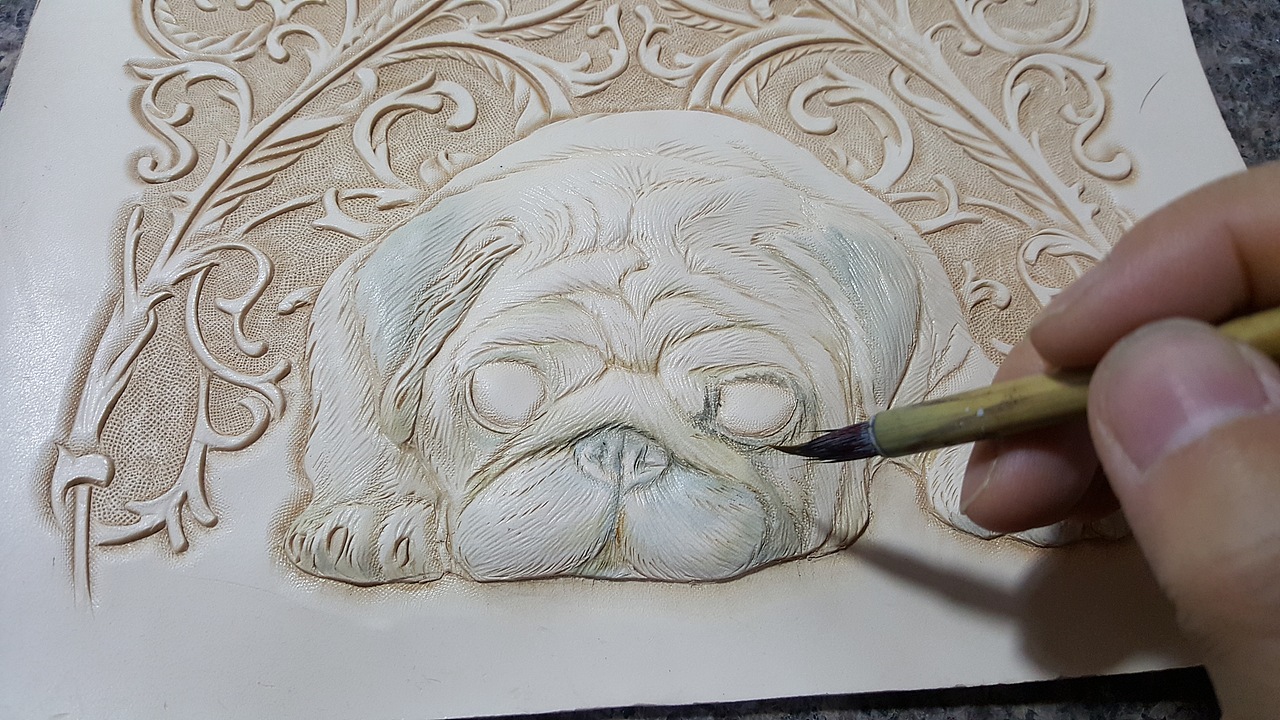 巴哥犬英伦风格钱包