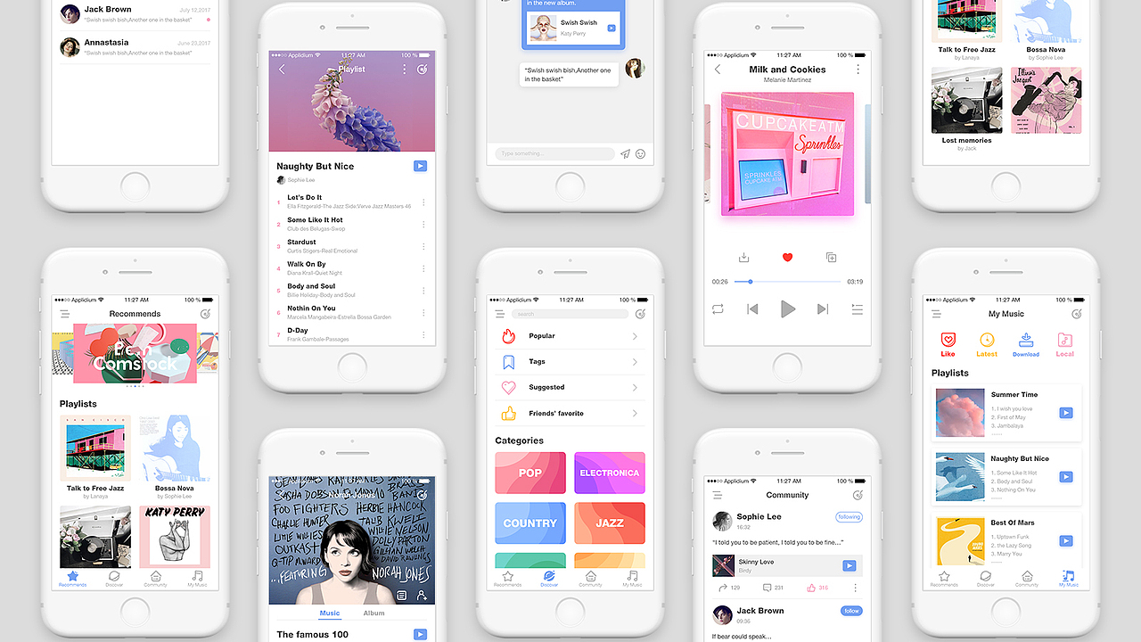 PureSound 音乐app（概念设计）