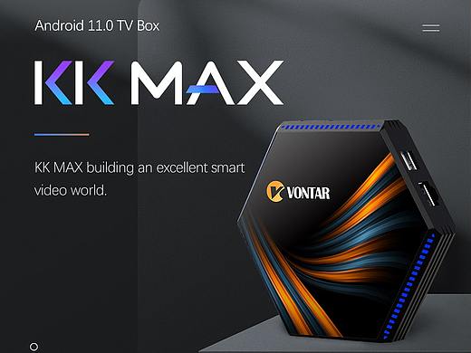 VONTAR KK MAX 机顶盒详情页设计