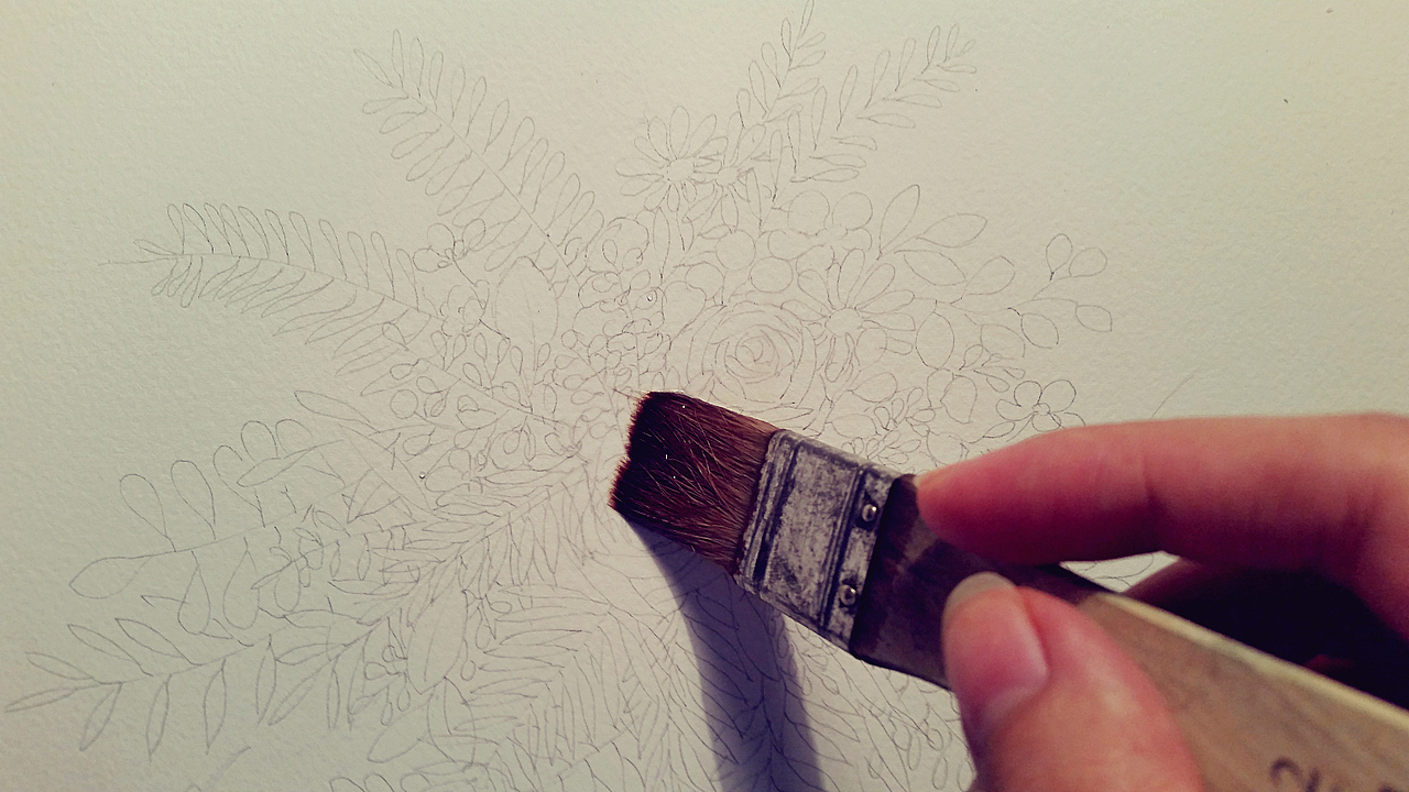 森林系小花（附过程图）（图ZMzUyOTg4MTI=） - 商业插画 - 站酷设计师瑶背背原创素材 - 站酷ZCOOL