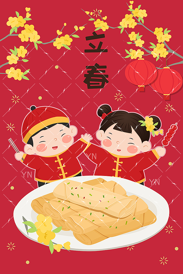 立春（圖ZMjg2Mzk1NzIw） - 商業(yè)插畫 - 站酷設(shè)計(jì)師娜么自然原創(chuàng)素材 - 站酷ZCOOL