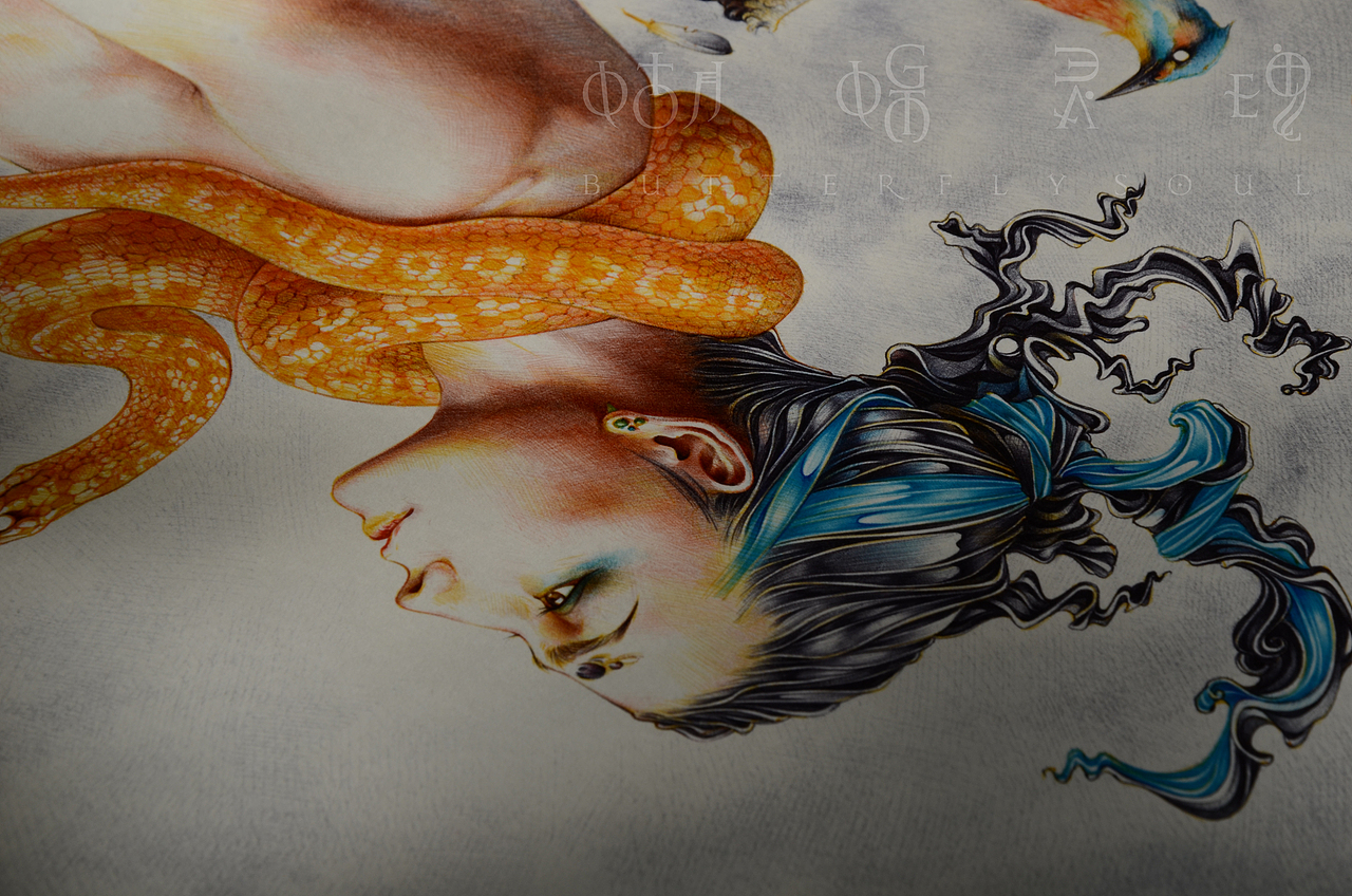 契约-规律后面有命运在冷笑(纯圆珠笔画)