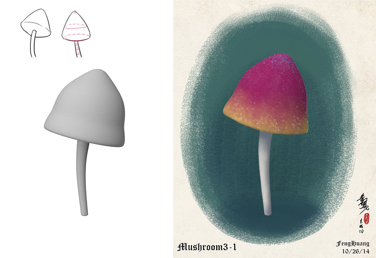 3D动画短片环境和植物设计（图ZMTgyMTMyNzg0） - 概念设定 - 站酷设计师凤Freya原创素材 - 站酷ZCOOL