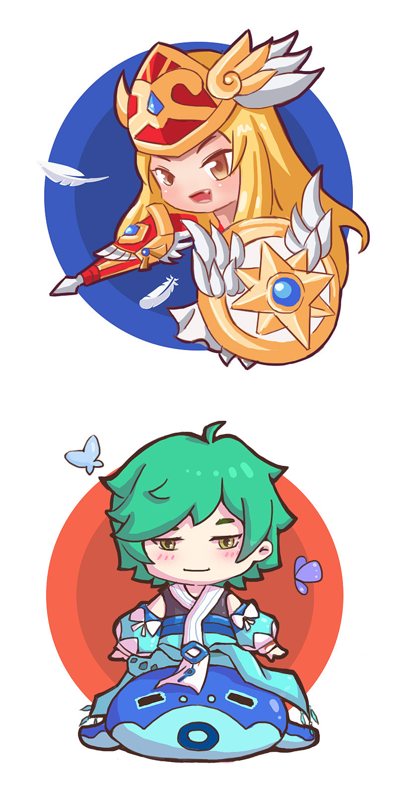 农药q版人物(咸鱼 雅典娜)