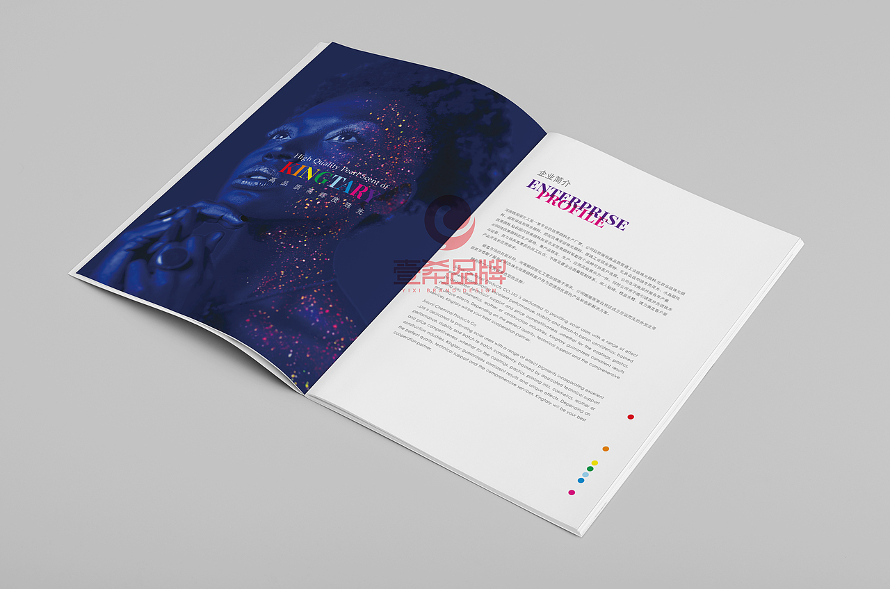 一希品牌设计--化工化妆产品公司画册宣传册设计