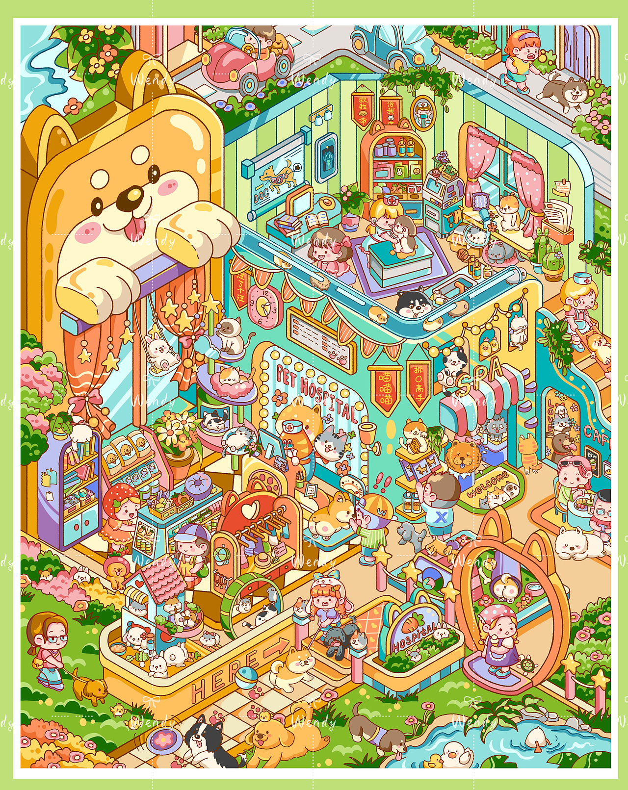 6月作品合集～（图ZMzcyMjI1NzQw） - 商业插画 - 站酷设计师兔子酱wendy原创素材 - 站酷ZCOOL