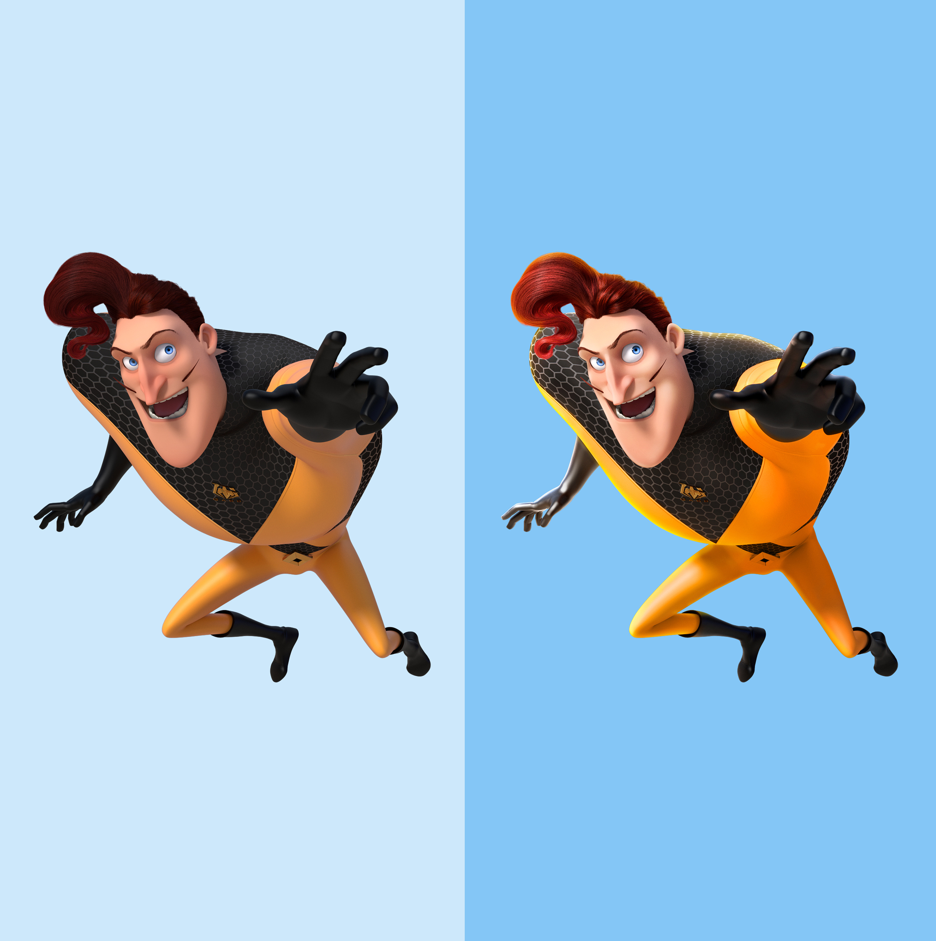 电影《贝肯熊2王牌特工》动画角色后期合成