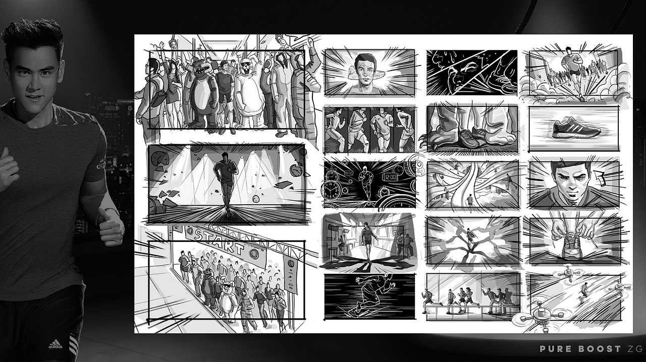 我的一些手绘分镜脚本&故事板（图ZMTI0OTI3OTcy） - 设定/分镜 - 站酷设计师白先森原创素材 - 站酷ZCOOL