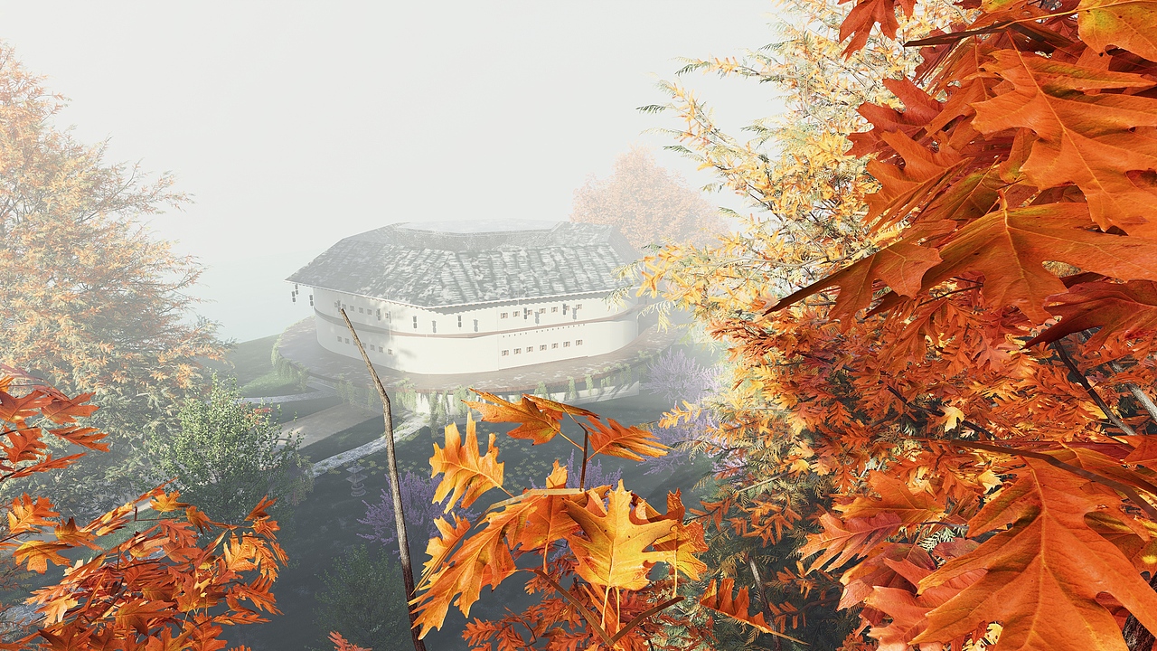 大鱼海棠仿三维建筑设计