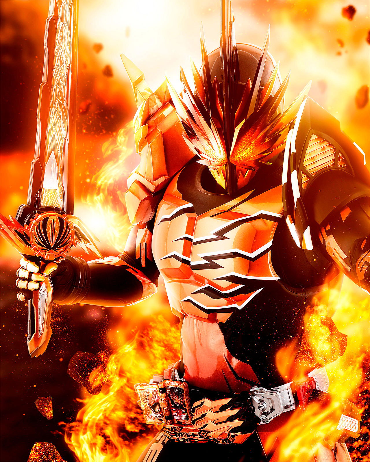 假面骑士saber圣刃campaign活动壁纸(1800×2250px)