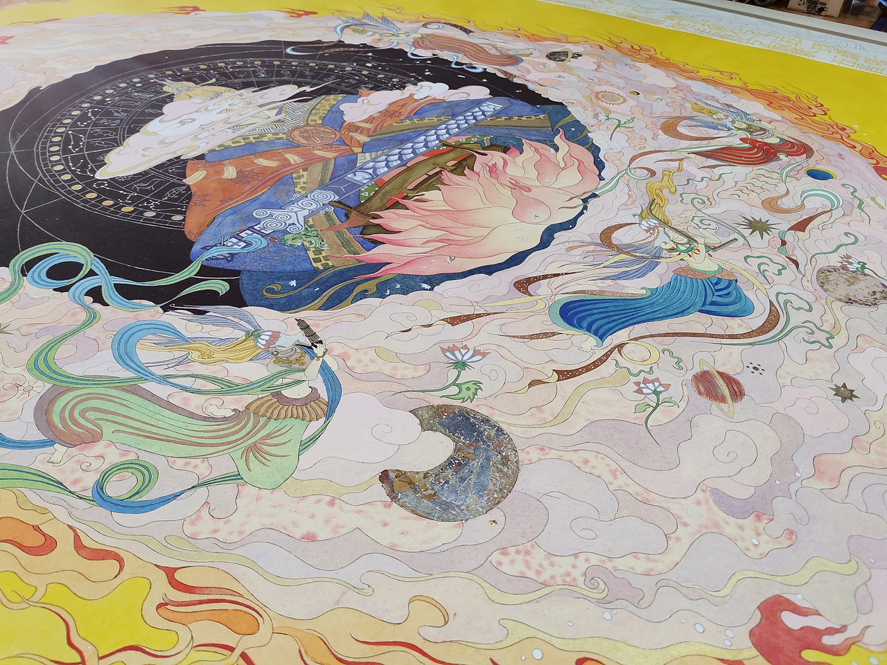 楚辞九歌系列|东皇太一（图ZMjQ3MzE3MzI0） - 商业插画 - 站酷设计师绯靥原创素材 - 站酷ZCOOL