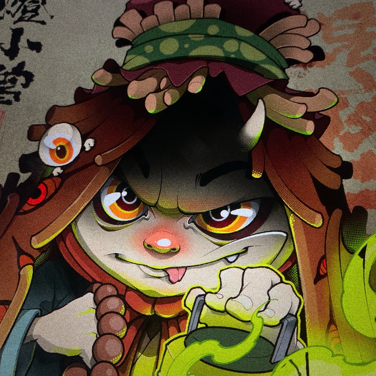 百鬼夜行纹身手稿