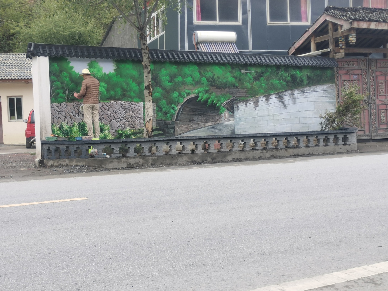 乡村振兴,新农村文化墙,新农村墙绘,新农村壁画