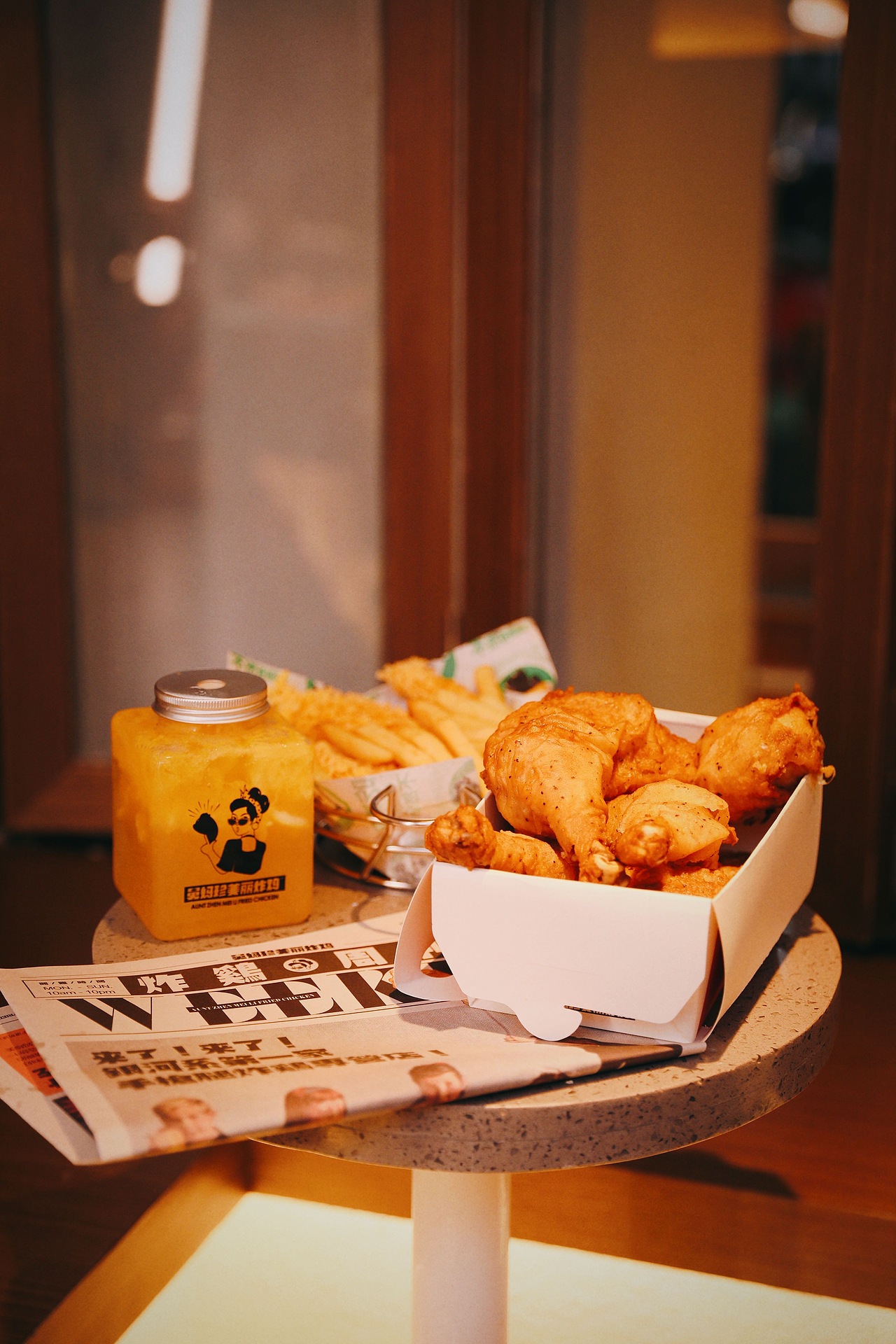 舅妈珍美丽炸鸡-南宁星湖店-全店面貌图分享-威航餐饮（图ZMjI4NDc5NTM2） - 品牌 - 站酷设计师酷玄的设计师原创素材 - 站酷ZCOOL