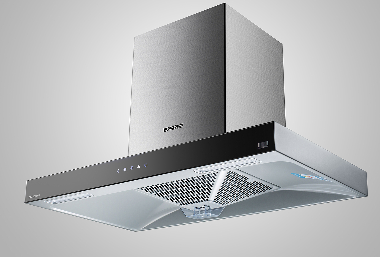 摄影后期-产品精修图-抽油烟机