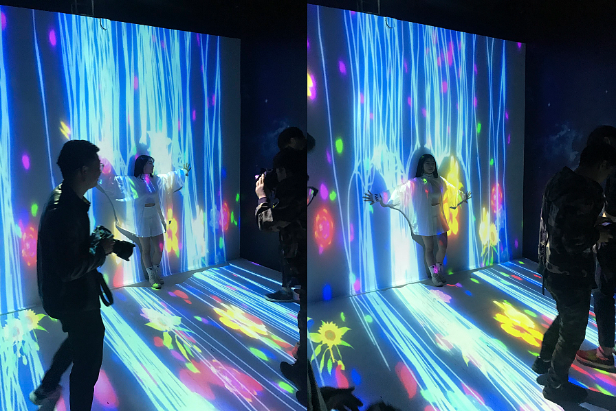 ar地面墙面互动投影软件花海出租多通道互动投影游戏|其他|其他|互动