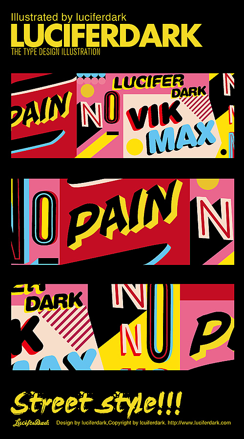 合作款滑板设计LUCIFERDARK X VIK-MAX