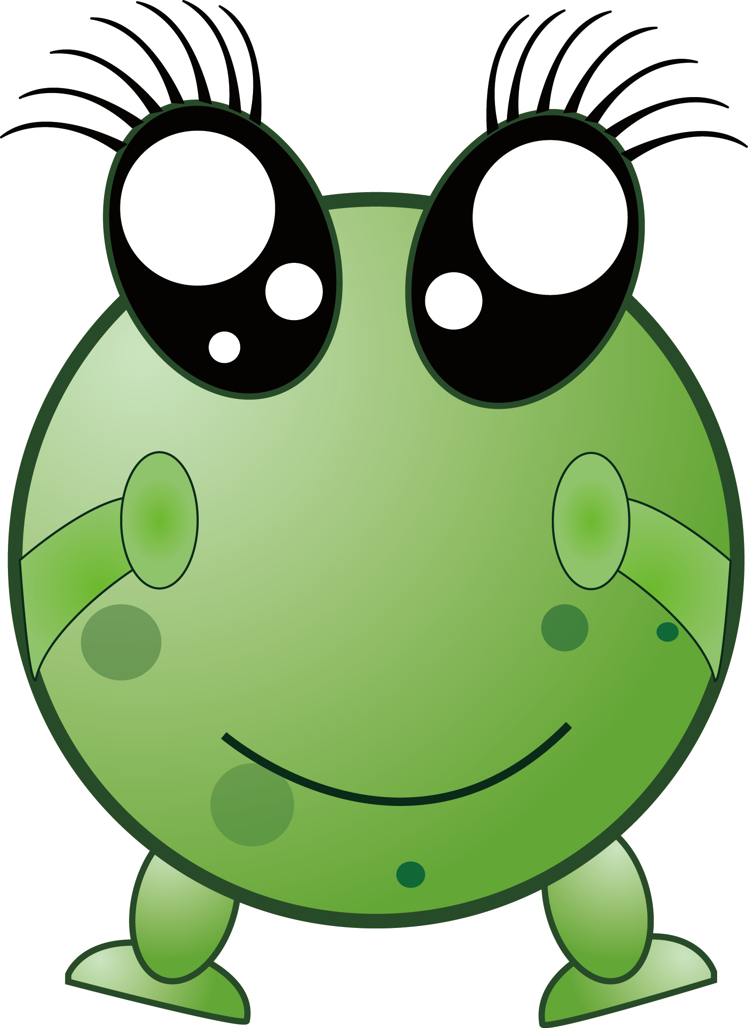 绿豆蛙大笑图片