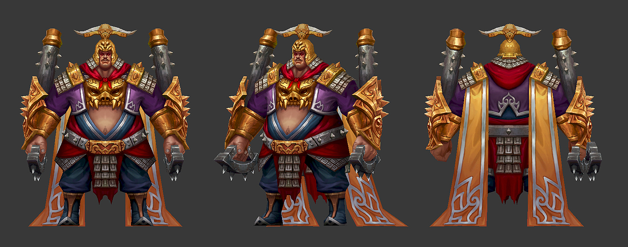 个人早期3d手绘类模型