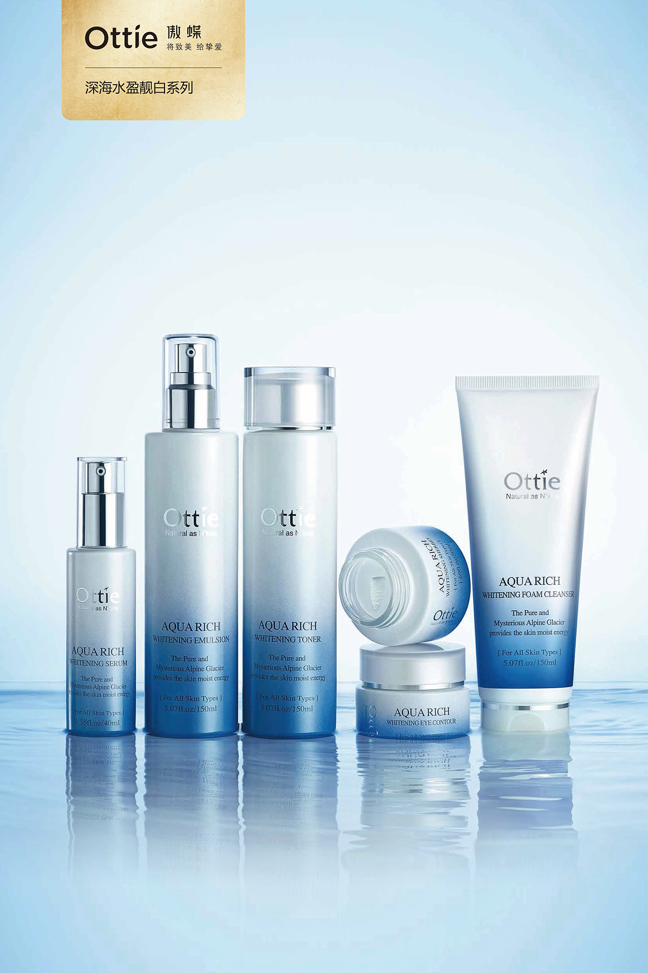 韩国化妆品12款主推产品系列海报kv