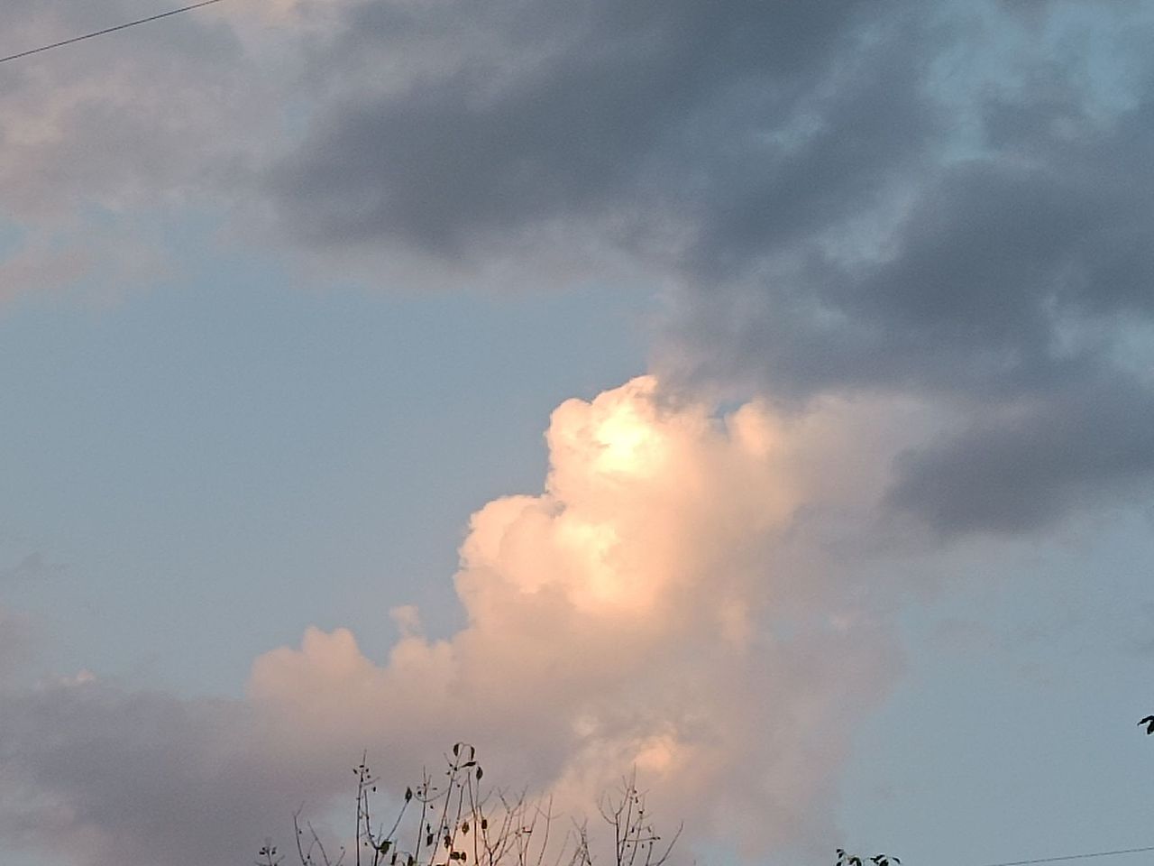 今日傍晚的天空