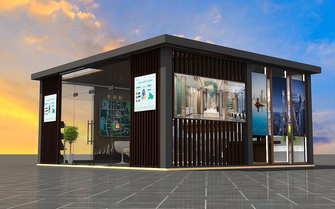 地产盒子设计效果图