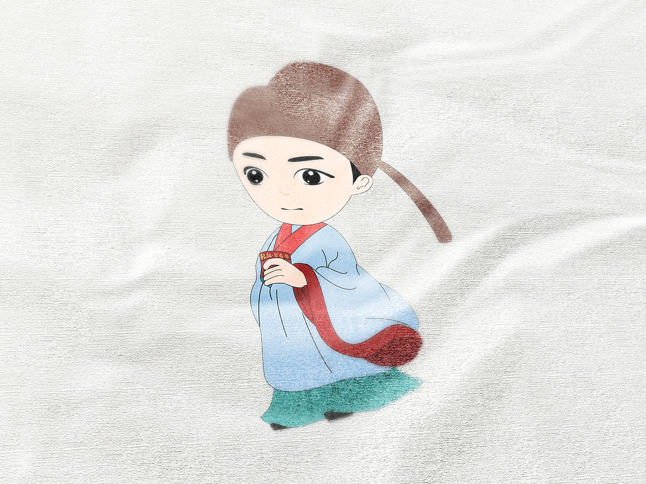 t恤印花效果-骆宾王