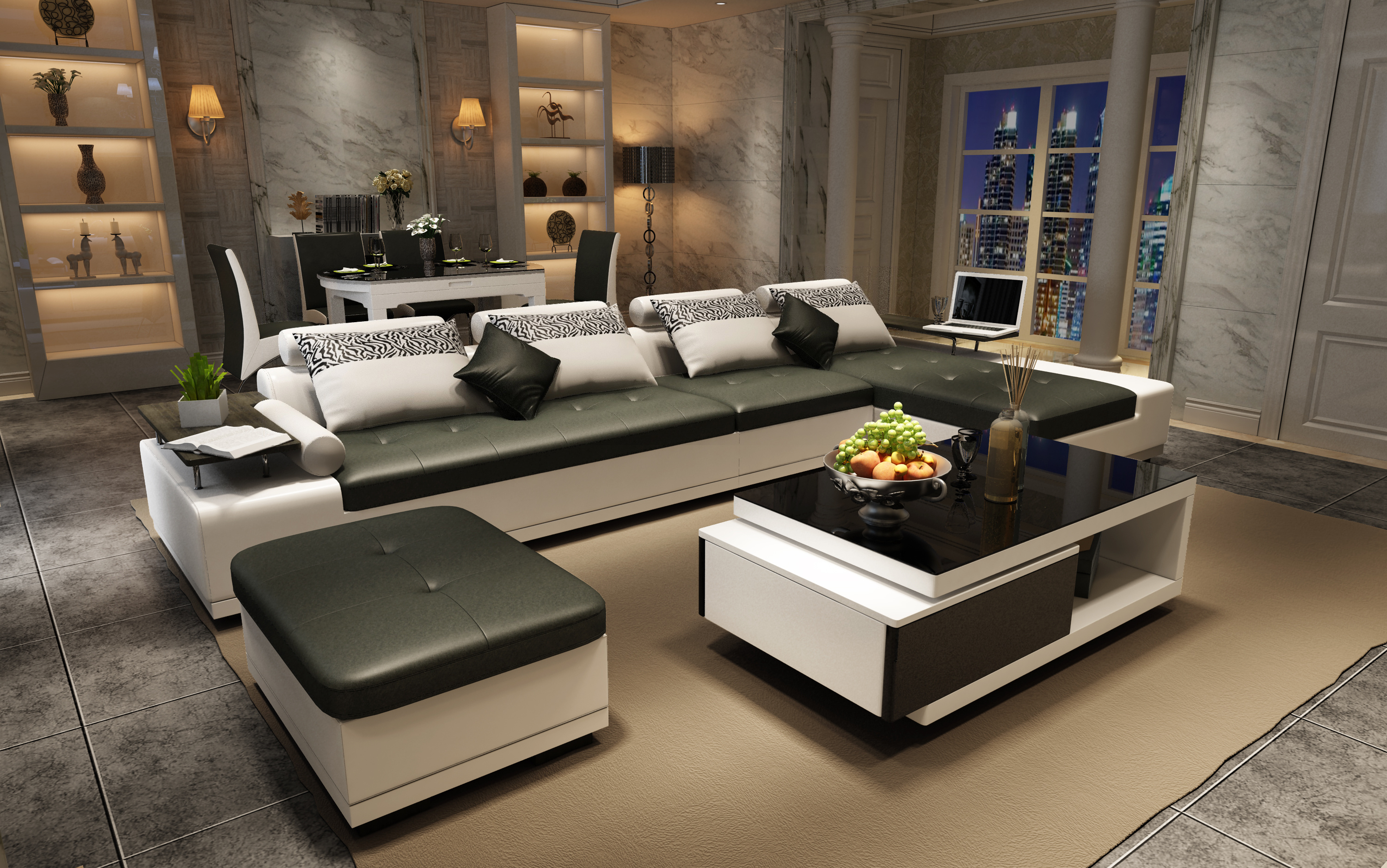 家具3D效果图-沙发、茶几、电视柜、餐桌椅、角几|工业/产品|家具|Ailu507 - 原创作品 - 站酷 (ZCOOL)