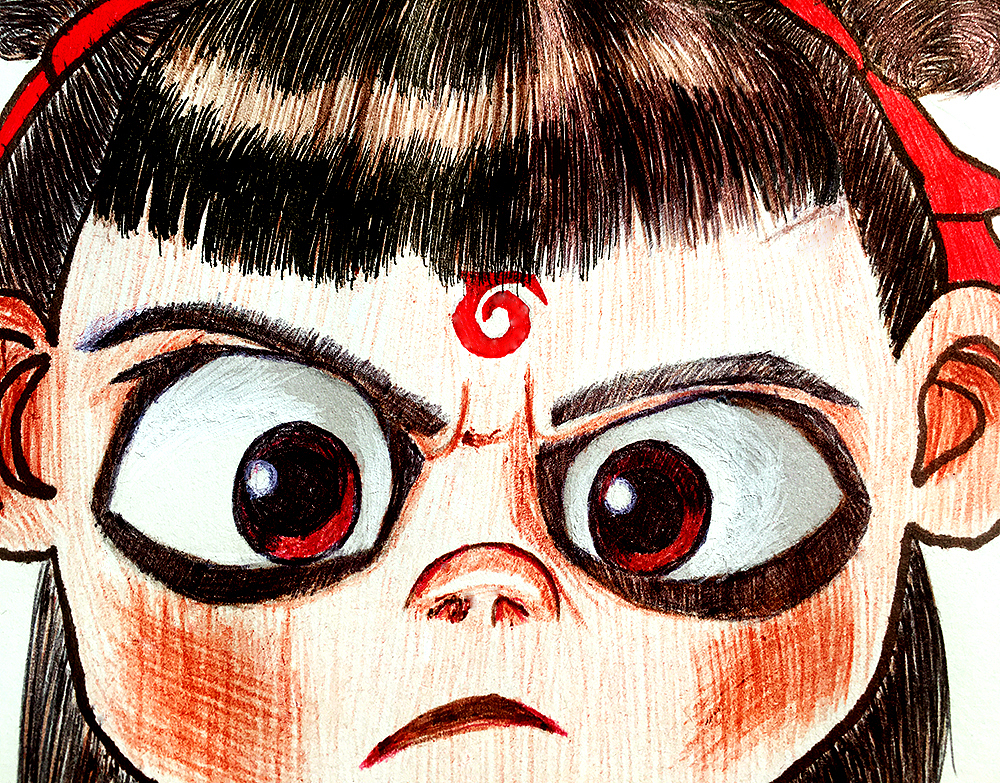 《哪吒之魔童降世》哪一句台词戳中了你的泪点？（图ZMjIzNzUzMjc2） - 单幅漫画 - 站酷设计师果果l原创素材 - 站酷ZCOOL
