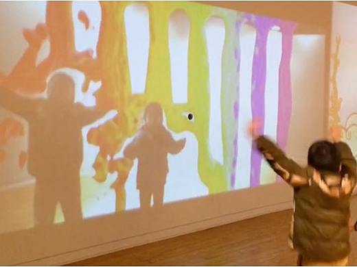 果汁瀑布体感互动体验