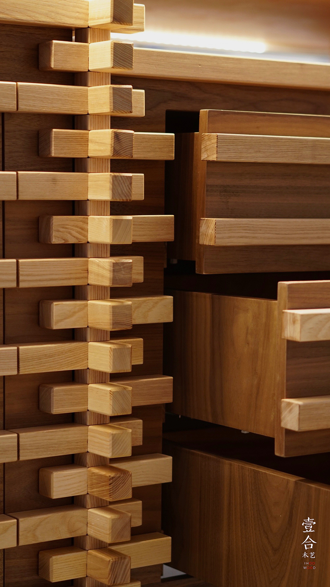 400根鲁班锁组成的10米大吧台