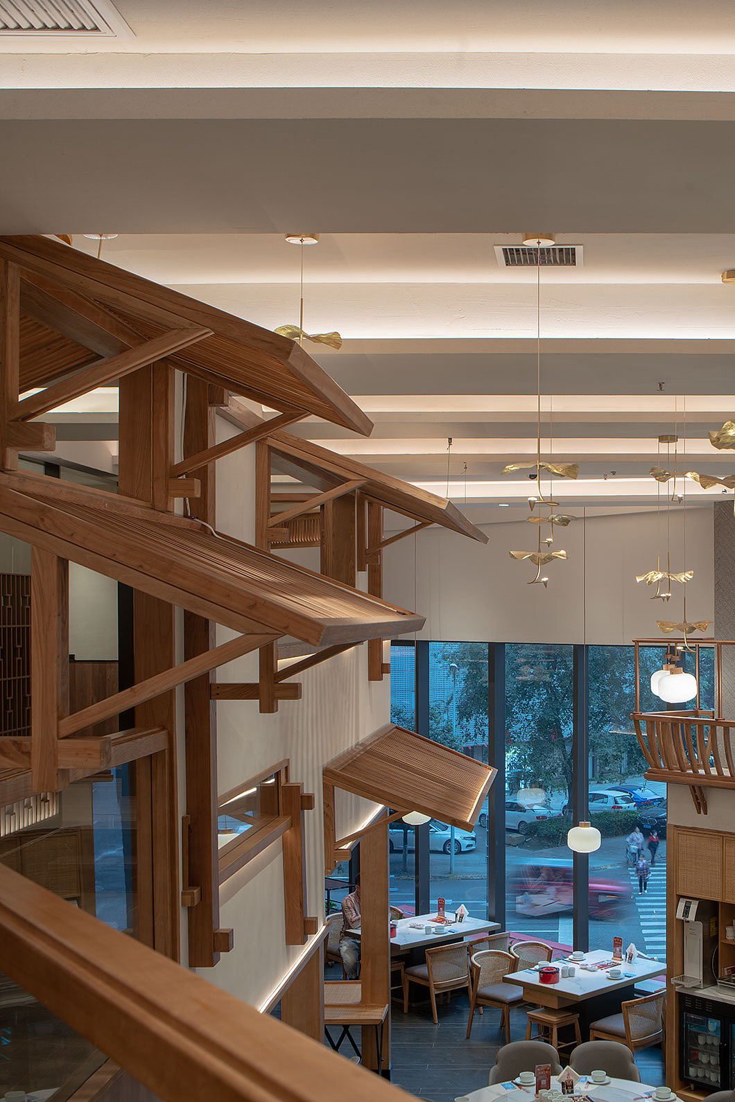 吉造新作 | 都市里的质朴空间 饕林天府三街店（图ZMjc5Njg3OTc2） - 酒店餐饮设计 - 站酷设计师吉造设计原创素材 - 站酷ZCOOL