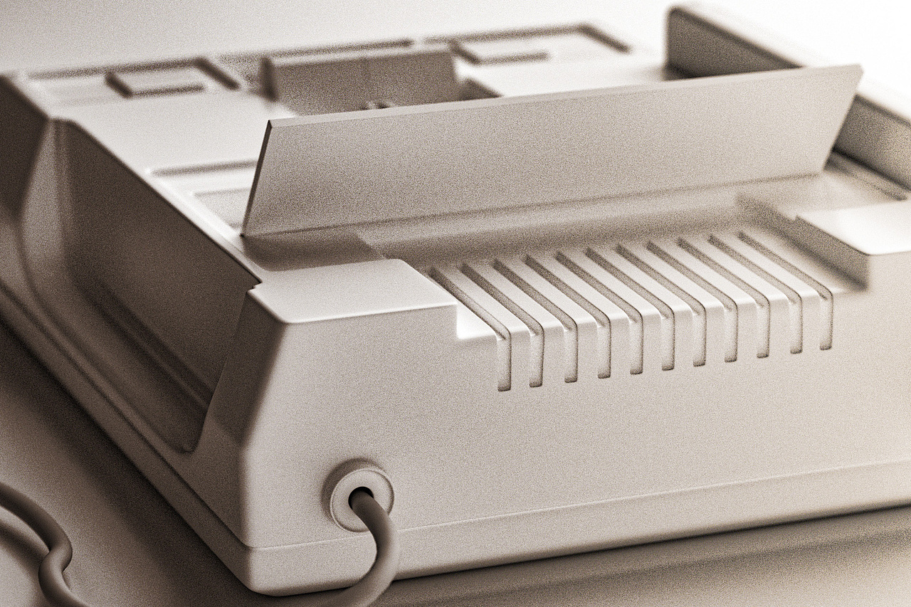 任天堂红白机---C4D硬边建模