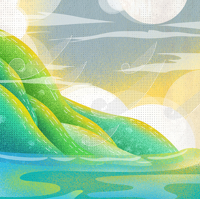 原创插画-山（图ZNzc1ODgzMDg=） - 商业插画 - 站酷设计师深塔原创素材 - 站酷ZCOOL
